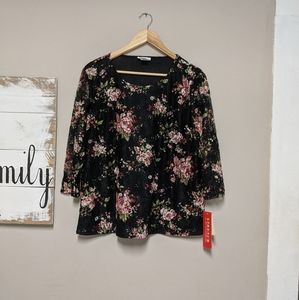 Rebecca Malone floral blouse.